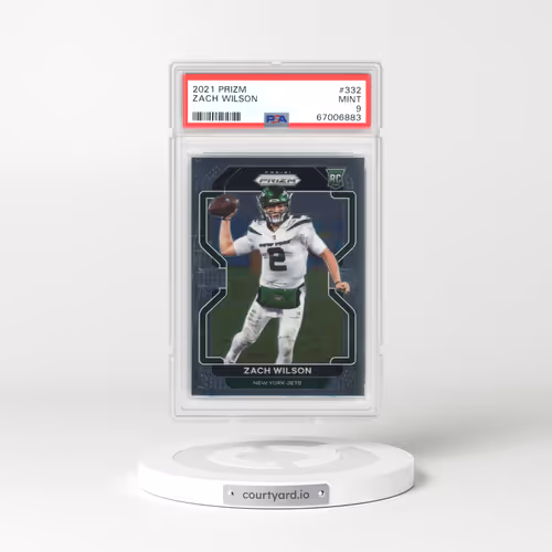 2021 Panini Prizm #332 Zach Wilson (PSA 9 MINT)
