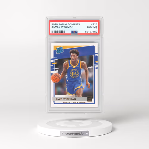 2020 Panini Donruss #226 James Wiseman (PSA 10 GEM MINT)