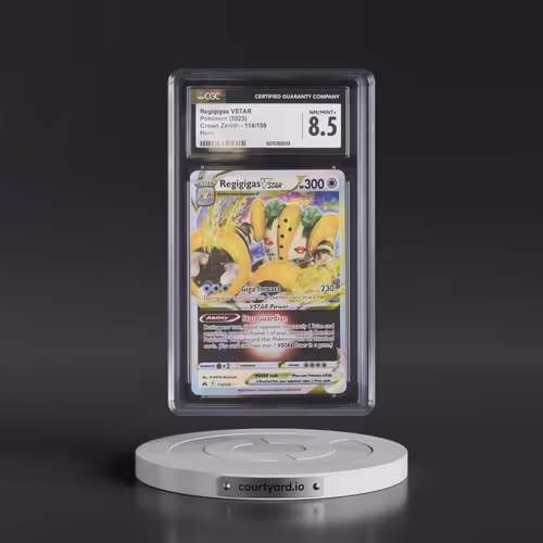2023 Crown Zenith #114/159 Regigigas VSTAR - Holo (CGC 8.5 NM-MT+)