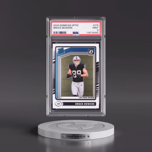2024 Panini Donruss Optic #215 Brock Bowers (PSA 9 MINT)