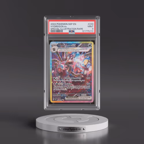 2024 Pokémon Ssp EN-Surging Sparks #240 Hydreigon EX - Holo Special Illustration Rare (PSA 9 MINT)
