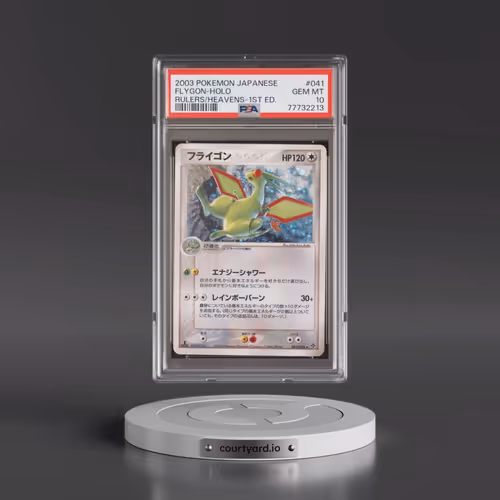 2003 Pokémon Rulers of the Heavens #041 Flygon - 1st Edition Holo (PSA 10 GEM MINT)