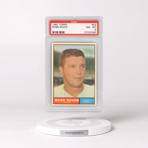 1961 Topps #53 Russ Nixon (PSA 8 NM-MT)