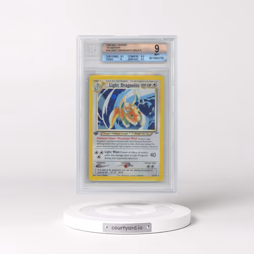2002 Neo Destiny #14 Light Dragonite - 1st Edition Holo (BGS 9 MINT)