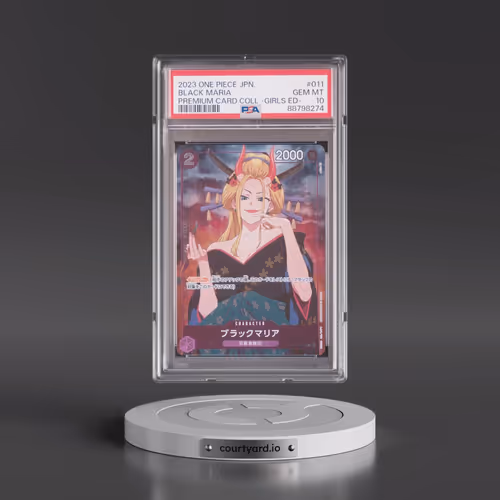 2023 One Piece Japanese Premium Card Collection -Girls Edition #011 Black Maria (PSA 10 GEM MINT)