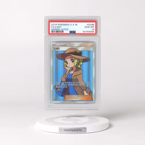 2019 Pokémon Sun & Moon Hidden Fates #SV86 Lady - Full Art (PSA 10 GEM MINT)