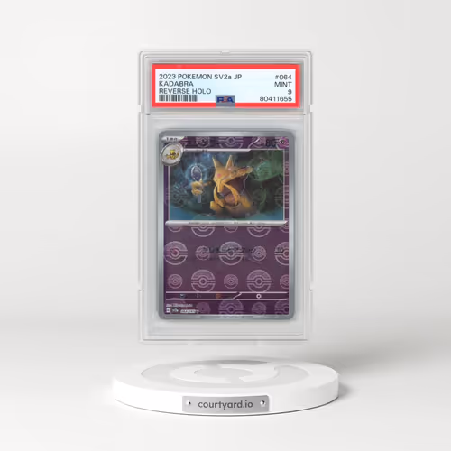 2023 Pokémon Sv2a-Pokemon 151 #064 Kadabra - Reverse Holo (PSA 9 MINT)