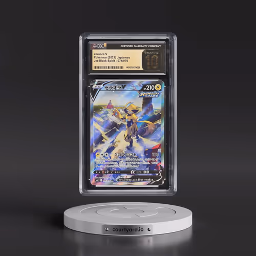 2021 Jet-Black Spirit #074/070 Zeraora V - Super Rare Holo (CGC 10 PRISTINE)
