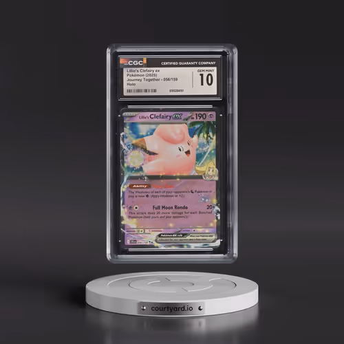 2025 Pokémon Jtg EN-Journey Together #056 Lillie's Clefairy EX - Holo (CGC 10 GEM MINT)
