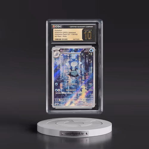 2023 Pokémon Card 151 #176/165 Poliwhirl - Art Rare Holo (CGC 10 PRISTINE)