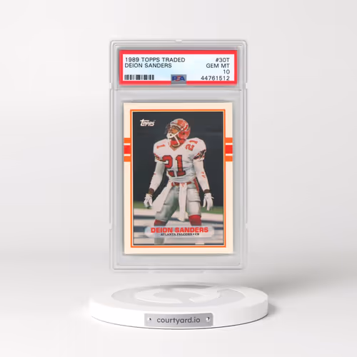 1989 Topps Traded #30T Deion Sanders (PSA 10 GEM MINT)