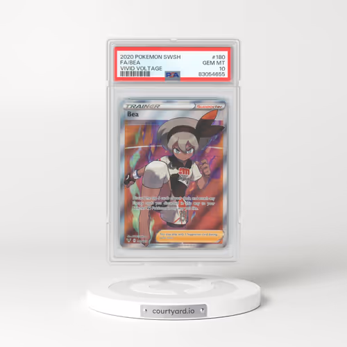 2020 Pokémon Sword & Shield Vivid Voltage #180 Bea - Full Art (PSA 10 GEM MINT)