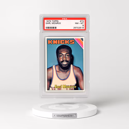 1975 Topps #73 Earl Monroe (PSA 8 NM-MT)