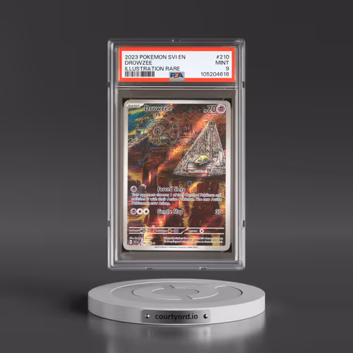 2023 Pokémon Svi EN-Scarlet & Violet #210 Drowzee - Illustration Rare (PSA 9 MINT)