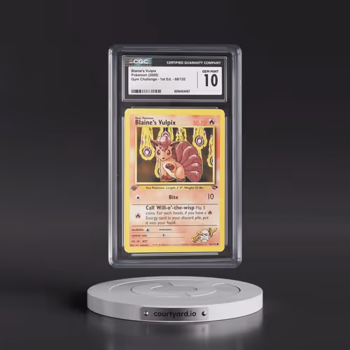 2000 Gym Challenge #66/132 Blaine's Vulpix - 1st Edition 1st Edition (CGC 10 GEM MINT)