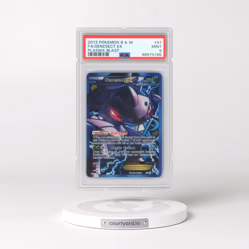 2013 Pokémon Black & White Plasma Blast #97 Genesect EX - Holo Full Art (PSA 9 MINT)