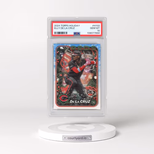 2024 Topps Holiday #H102 Elly de La Cruz (PSA 10 GEM MINT)