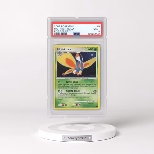 2008 Pokémon Pop Series 7 #5 Mothim - Holo (PSA 9 MINT)