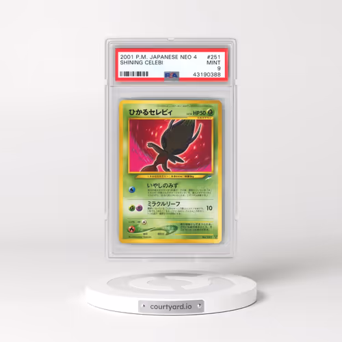 2001 Pokémon Neo 4 #251 Shining Celebi - Holo (PSA 9 MINT)