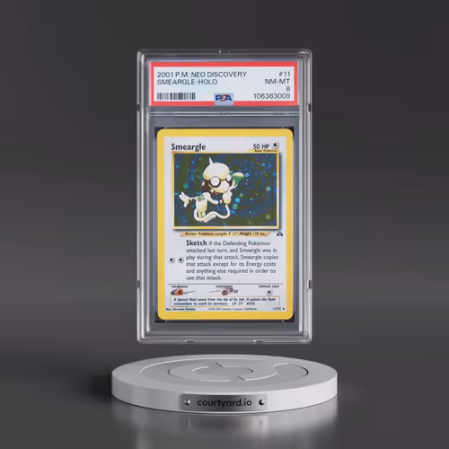 2001 Pokémon Neo Discovery #11 Smeargle - Holo (PSA 8 NM-MT)