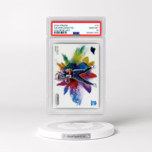 2024 Panini Prizm Color Blast #15 Xavier Legette (PSA 10 GEM MINT)