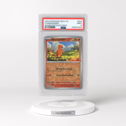 2023 Pokémon Mew EN-151 #004 Charmander - Gamestop Exclusive (PSA 9 MINT)