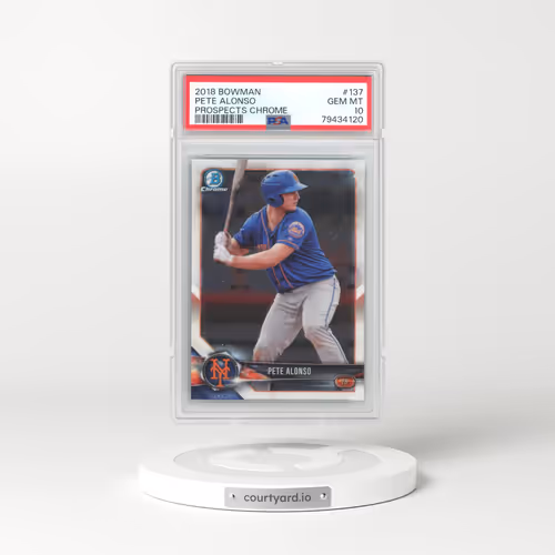 2018 Bowman Prospects Chrome #137 Pete Alonso (PSA 10 GEM MINT)
