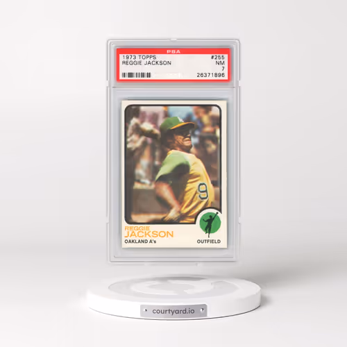 1973 Topps #255 Reggie Jackson (PSA 7 NM)