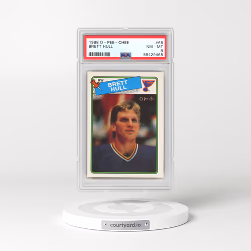 1988 O-Pee-Chee #66 Brett Hull (PSA 8 NM-MT)
