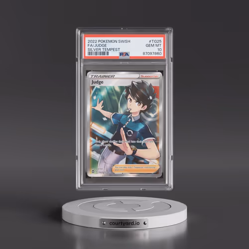 2022 Pokémon Sword & Shield Silver Tempest #TG25 Judge - Full Art (PSA 10 GEM MINT)