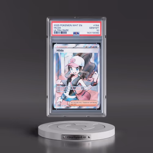 2025 Pokémon Wht EN-White Flare #164 Hilda - Ultra Rare (PSA 10 GEM MINT)