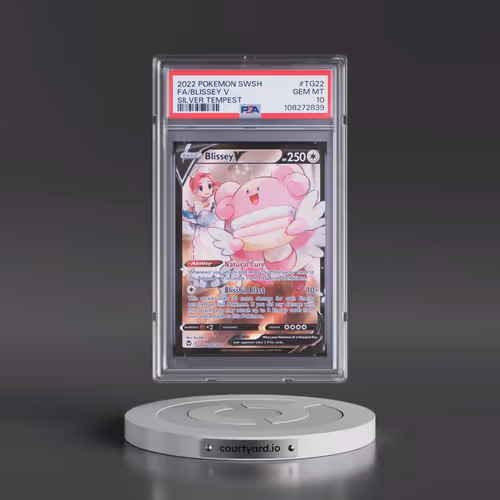 2022 Pokémon Sword & Shield Silver Tempest #TG22 Blissey V - Holo Full Art (PSA 10 GEM MINT)