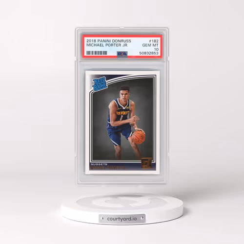 2018 Panini Donruss #182 Michael Porter Jr. (PSA 10 GEM MINT)