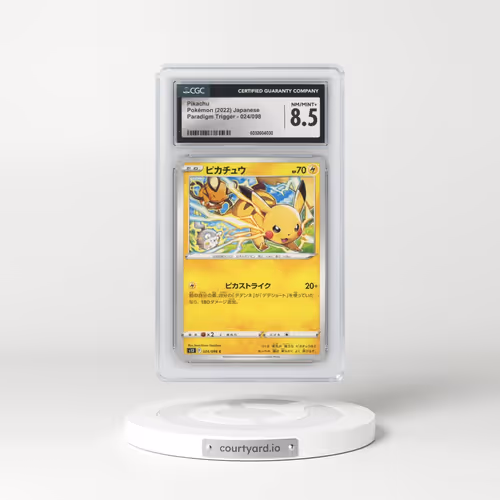 2022 Paradigm Trigger #024/098 Pikachu (CGC 8.5 NM-MT+)