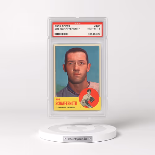 1963 Topps #463 Joe Schaffernoth (PSA 8 NM-MT)