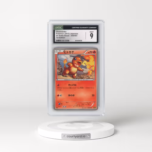 2013 EX Battle Boost #009/093 Charmander - 1st Edition (CGC 9 MINT)