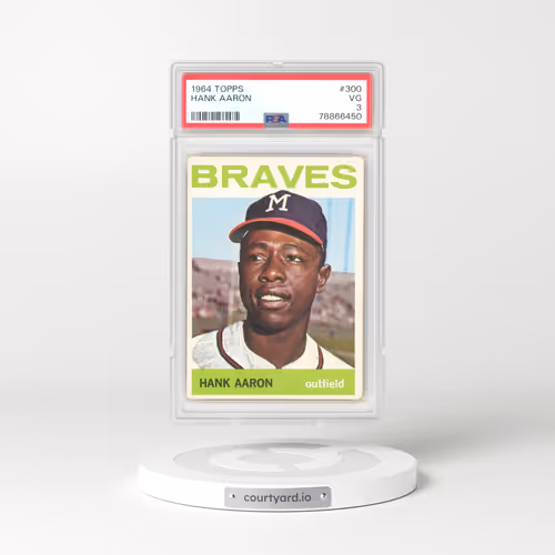 1964 Topps #300 Hank Aaron (PSA 3 VG)