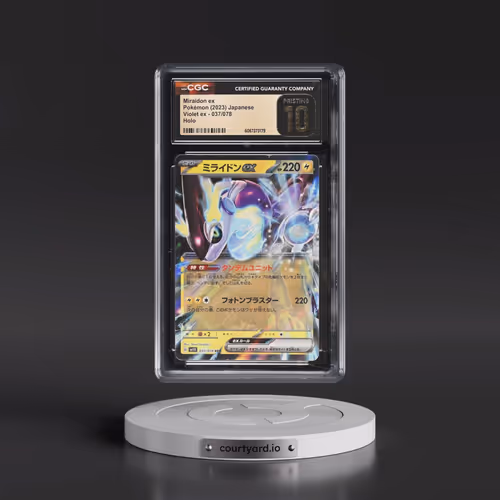 2023 Violet ex #037/078 Miraidon ex (CGC 10 PRISTINE)