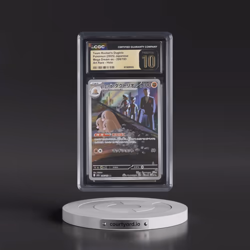 2025 Mega Dream ex - M2a #206/193 Team Rocket's Dugtrio - Art Rare Holo (CGC 10 PRISTINE)