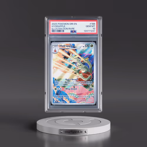 2025 Pokémon Dri EN-Destined Rivals #188 Hydrapple - Illustration Rare (PSA 10 GEM MINT)