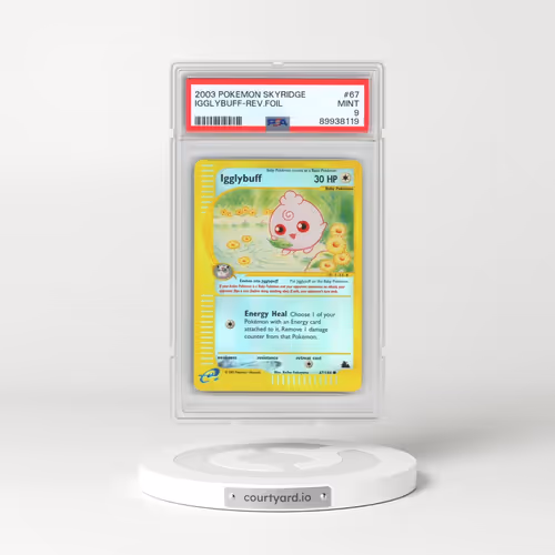 2003 Pokémon Skyridge #67 Igglybuff - Reverse Foil (PSA 9 MINT)