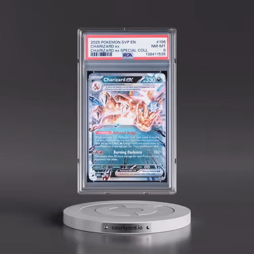 2025 Pokémon Svp EN-SV Black Star Promo #196 Charizard EX - Holo Charizard EX Special Collection (PS