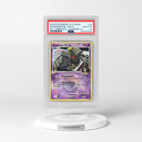 2009 Pokémon Platinum Supreme Victors #26 Dusknoir FB - Holo Crosshatch-2010 Pokemon League (PSA 10