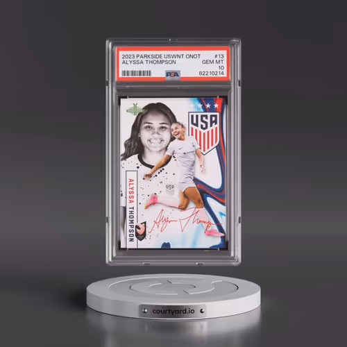 2023 Parkside Uswnt One Nation One Team Nwsl #13 Alyssa Thompson (PSA 10 GEM MINT)