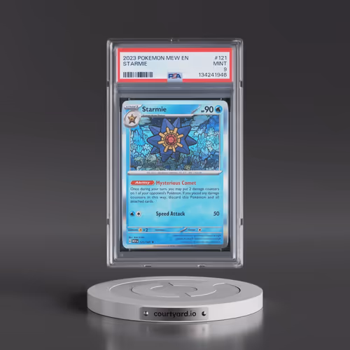 2023 Pokémon Mew EN-151 #121 Starmie (PSA 9 MINT)