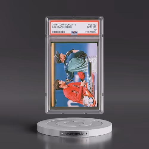 2018 Topps Update #US153 Ichiro/Shohei Ohtani (PSA 10 GEM MINT)