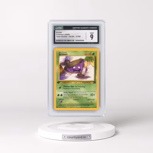 2000 Team Rocket #57/82 Grimer - 1st Edition 1st Edition (CGC 9 MINT)