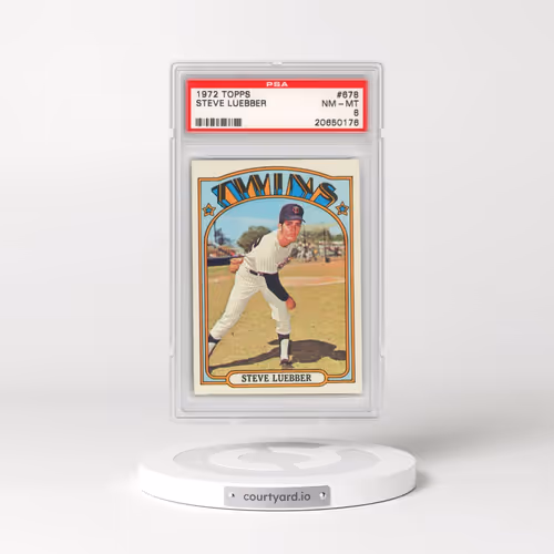 1972 Topps #678 Steve Luebber (PSA 8 NM-MT)
