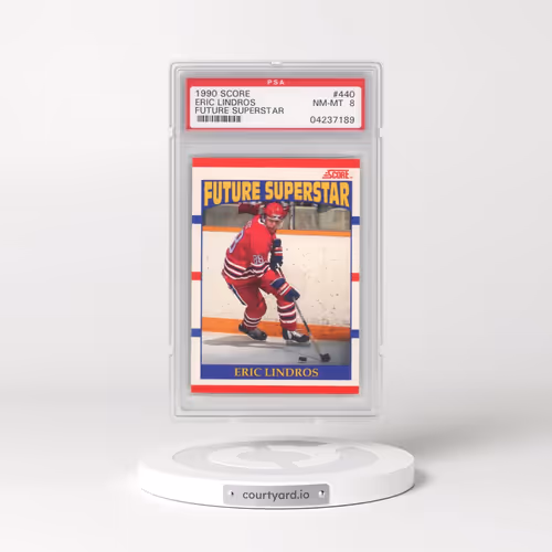 1990 Score #440 Eric Lindros - Future Superstar (PSA 8 NM-MT)
