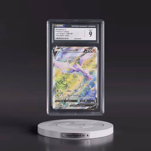 2022 Lost Origin #180/196 Aerodactyl V - Ultra Rare Holo (CGC 9 MINT)